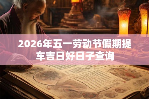 2026年五一劳动节假期提车吉日好日子查询