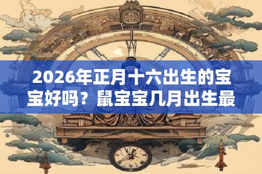 2026年正月十六出生的宝宝好吗？鼠宝宝几月出生最好？