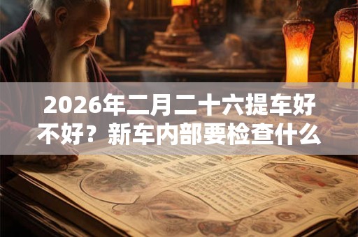 2026年二月二十六提车好不好？新车内部要检查什么？