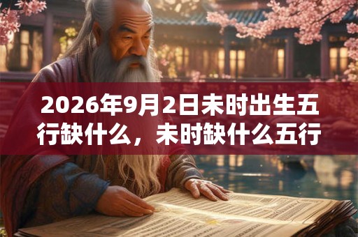 2026年9月2日未时出生五行缺什么，未时缺什么五行