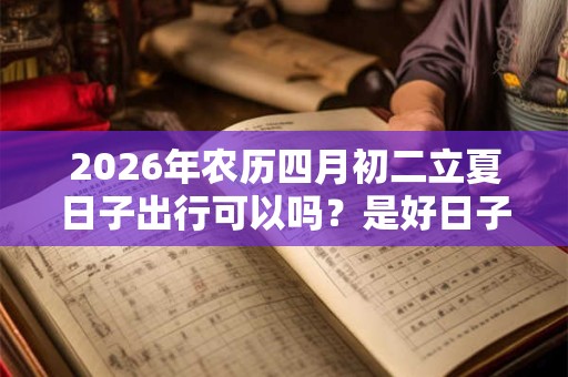 2026年农历四月初二立夏日子出行可以吗？是好日子吗