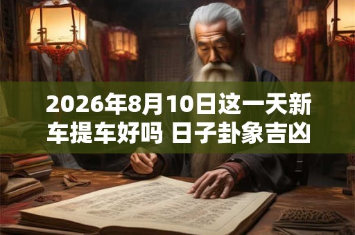 2026年8月10日这一天新车提车好吗 日子卦象吉凶