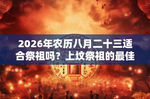 2026年农历八月二十三适合祭祖吗？上坟祭祖的最佳时间？