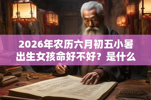 2026年农历六月初五小暑出生女孩命好不好?是什么命? 2026年农历六月初五小暑出生女孩命好不好?是什么命?