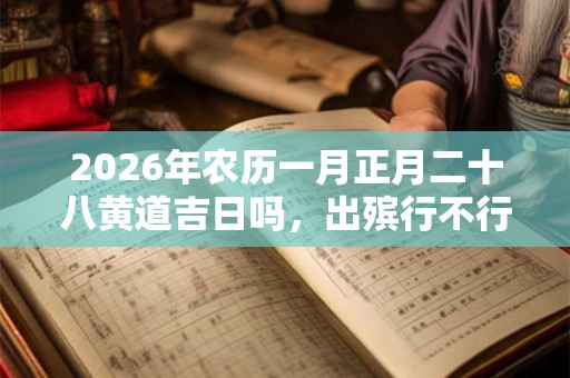2026年农历一月正月二十八黄道吉日吗，出殡行不行？