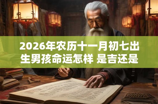 2026年农历十一月初七出生男孩命运怎样 是吉还是凶