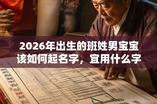 2026年出生的班姓男宝宝该如何起名字，宜用什么字。