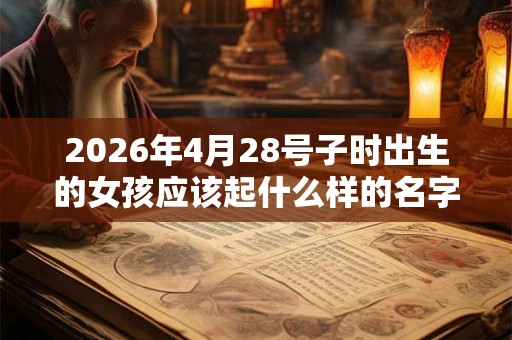 2026年4月28号子时出生的女孩应该起什么样的名字