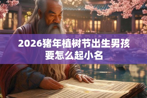 2026猪年植树节出生男孩要怎么起小名