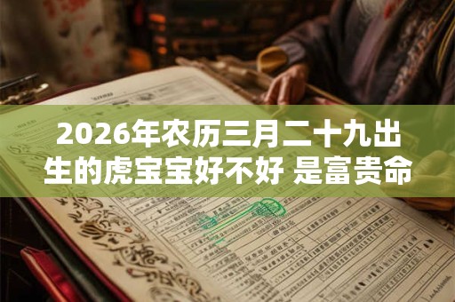 2026年农历三月二十九出生的虎宝宝好不好 是富贵命吗