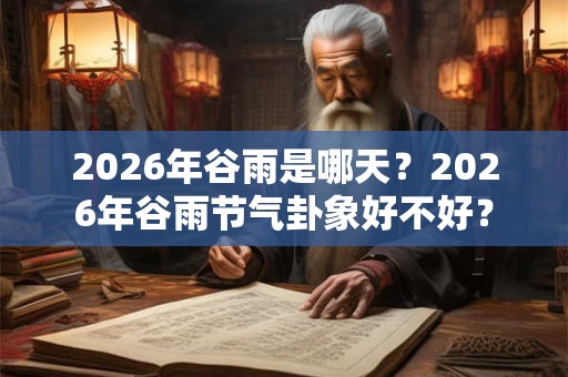2026年谷雨是哪天？2026年谷雨节气卦象好不好？