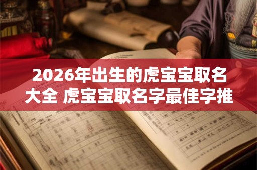 2026年出生的虎宝宝取名大全 虎宝宝取名字最佳字推荐
