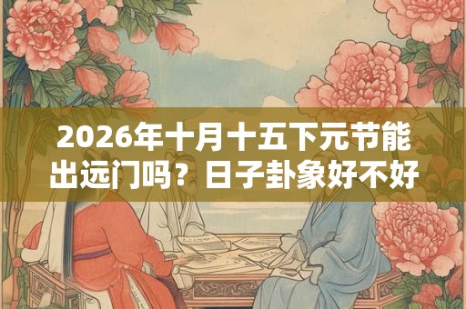 2026年十月十五下元节能出远门吗？日子卦象好不好？