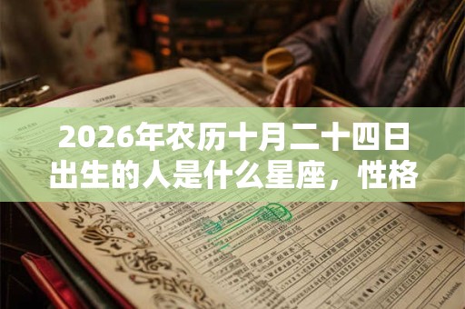2026年农历十月二十四日出生的人是什么星座，性格好吗？