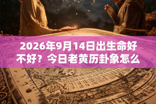 2026年9月14日出生命好不好？今日老黄历卦象怎么样？