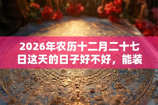 2026年农历十二月二十七日这天的日子好不好，能装修吗？