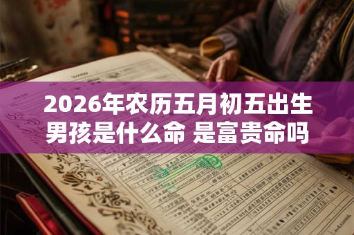 2026年农历五月初五出生男孩是什么命 是富贵命吗
