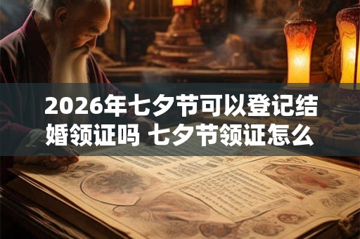 2026年七夕节可以登记结婚领证吗 七夕节领证怎么发朋友圈