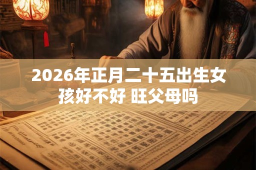 2026年正月二十五出生女孩好不好 旺父母吗