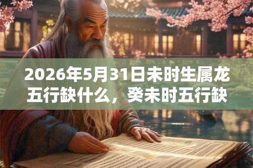 2026年5月31日未时生属龙五行缺什么，癸未时五行缺什么