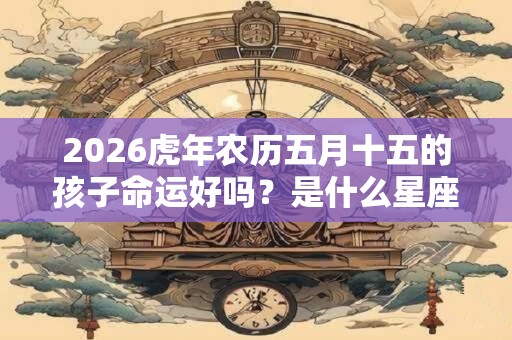 2026虎年农历五月十五的孩子命运好吗？是什么星座？