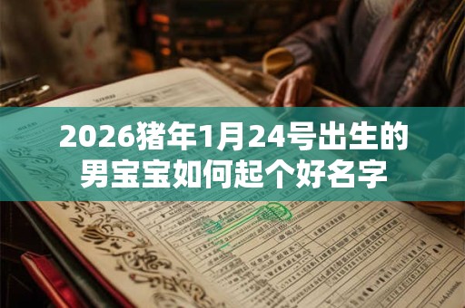 2026猪年1月24号出生的男宝宝如何起个好名字