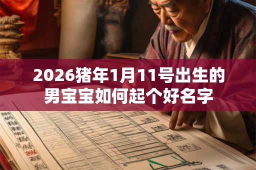 2026猪年1月11号出生的男宝宝如何起个好名字