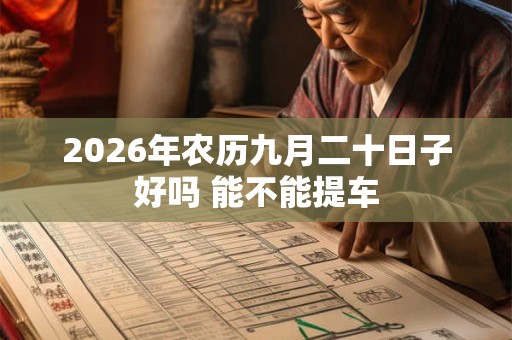 2026年农历九月二十日子好吗 能不能提车