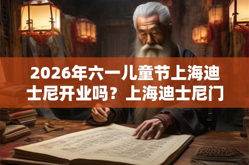 2026年六一儿童节上海迪士尼开业吗？上海迪士尼门票多少钱？