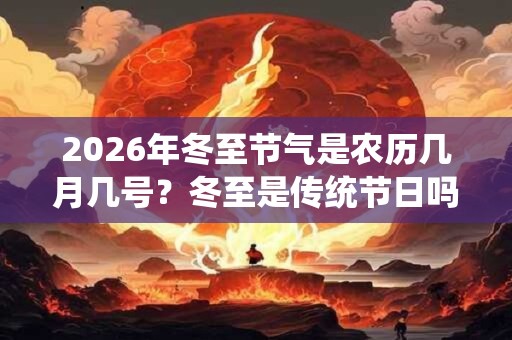 2026年冬至节气是农历几月几号？冬至是传统节日吗？