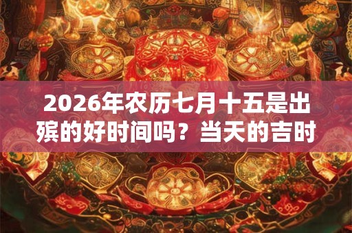2026年农历七月十五是出殡的好时间吗？当天的吉时是几点？