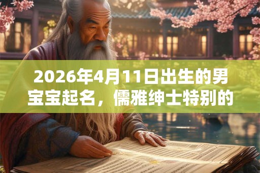 2026年4月11日出生的男宝宝起名，儒雅绅士特别的名字推荐