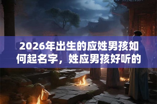 2026年出生的应姓男孩如何起名字，姓应男孩好听的名字