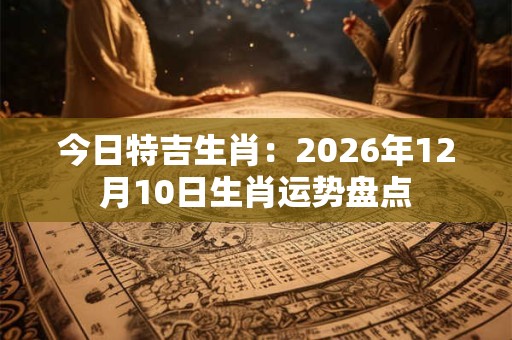 今日特吉生肖：2026年12月10日生肖运势盘点
