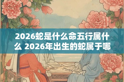 2026蛇是什么命五行属什么 2026年出生的蛇属于哪个五行