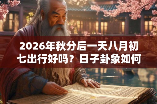 2026年秋分后一天八月初七出行好吗？日子卦象如何？