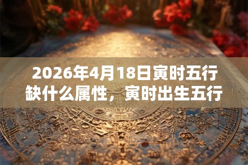 2026年4月18日寅时五行缺什么属性，寅时出生五行缺什么