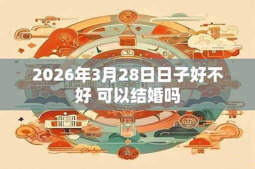 2026年3月28日日子好不好 可以结婚吗