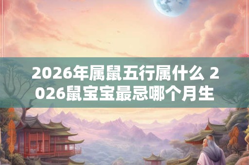 2026年属鼠五行属什么 2026鼠宝宝最忌哪个月生