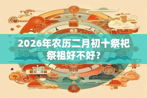 2026年农历二月初十祭祀祭祖好不好？
