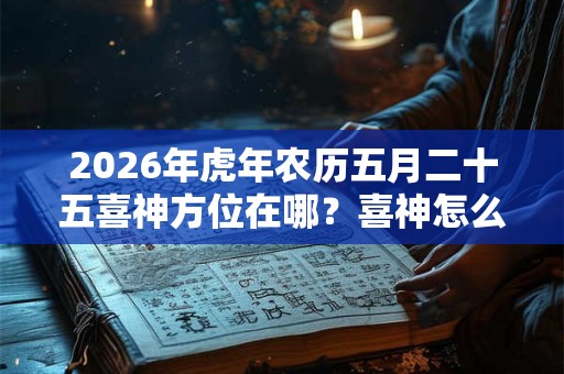 2026年虎年农历五月二十五喜神方位在哪？喜神怎么查？
