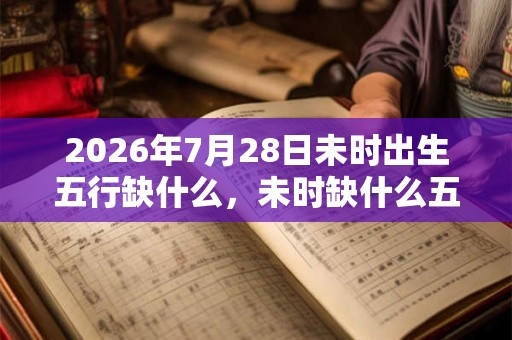 2026年7月28日未时出生五行缺什么，未时缺什么五行
