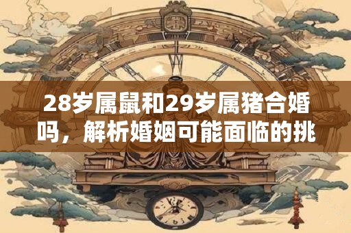 28岁属鼠和29岁属猪合婚吗，解析婚姻可能面临的挑战