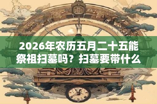 2026年农历五月二十五能祭祖扫墓吗？扫墓要带什么？