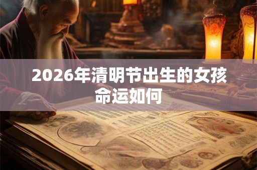 2026年清明节出生的女孩命运如何