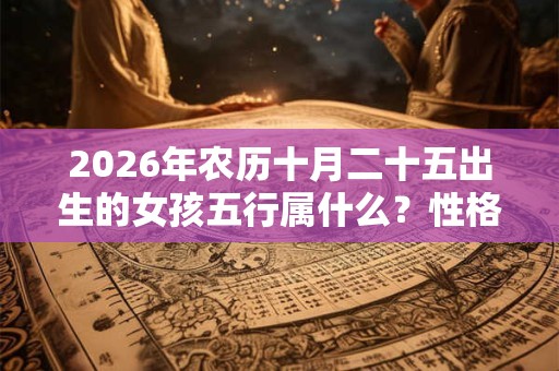 2026年农历十月二十五出生的女孩五行属什么？性格怎么样