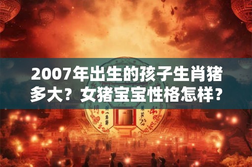 2007年出生的孩子生肖猪多大？女猪宝宝性格怎样？