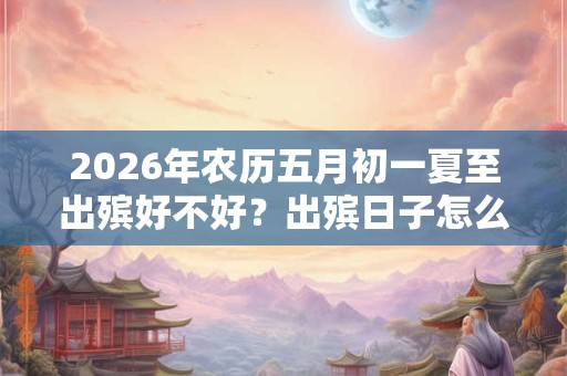 2026年农历五月初一夏至出殡好不好？出殡日子怎么选？