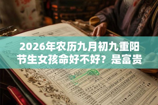2026年农历九月初九重阳节生女孩命好不好？是富贵命吗？