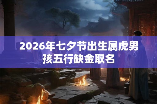 2026年七夕节出生属虎男孩五行缺金取名